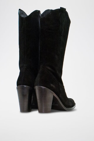 Bottes en cuir - Noir