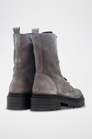 Bottes en nubuck - Gris