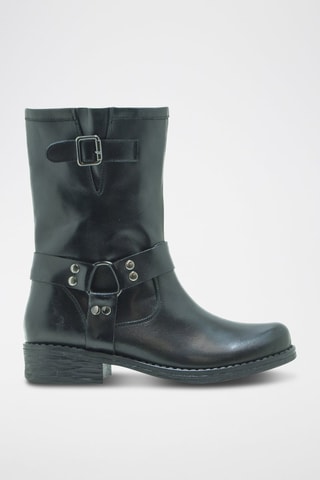 Bottes en cuir - Noir