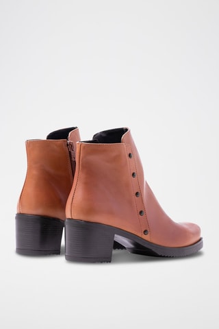 Bottines en cuir - Marron