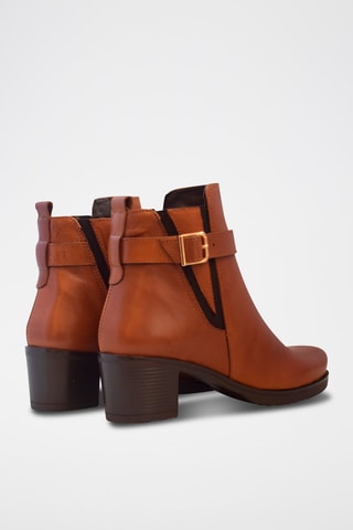 Bottines en cuir - Marron