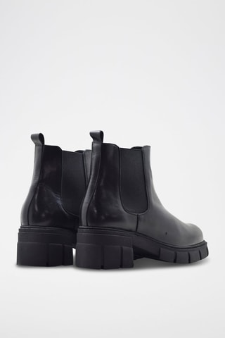 Bottines Chelsea en cuir - Noir