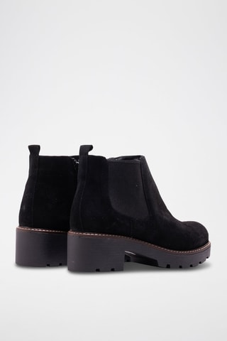 Bottines en cuir - Noir