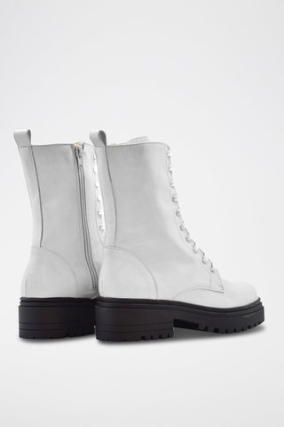 Bottes en cuir - Blanc