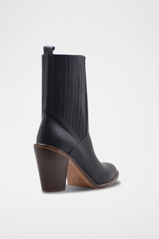 Bottes Chelsea en cuir - Noir