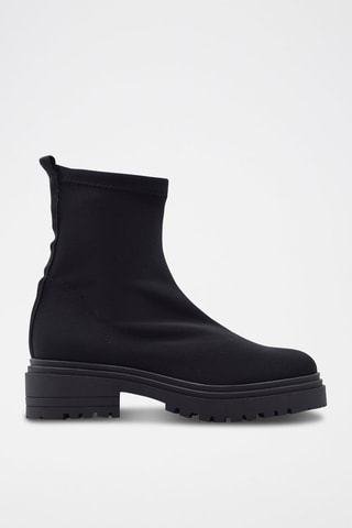 Bottines en cuir - Noir