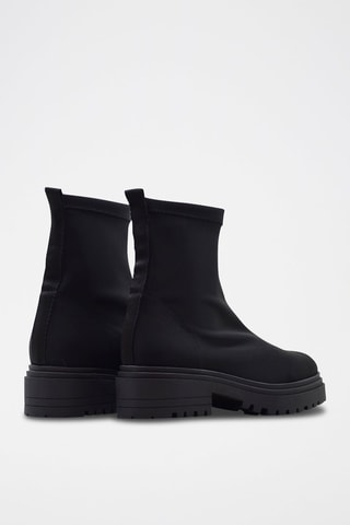 Bottines en cuir - Noir
