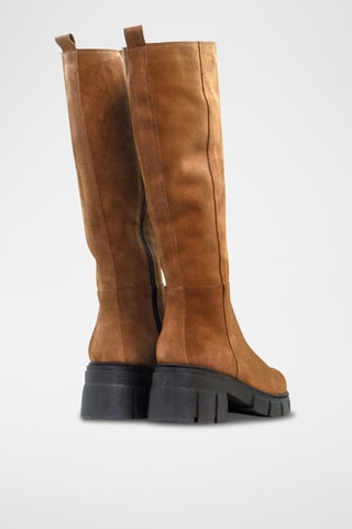 Bottes en nubuck - Camel