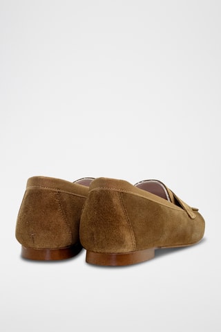 Mocassins en nubuck - Camel