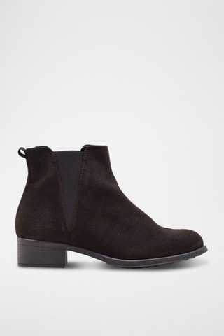 Bottines Chelsea en nubuck - Marron