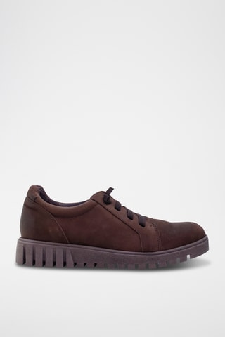 Baskets en cuir - Marron