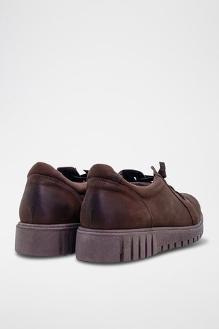 Baskets en cuir - Marron