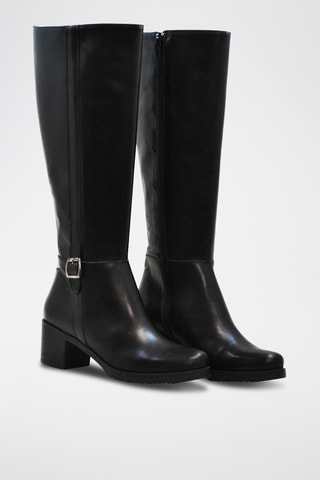 Bottes en cuir - Noir