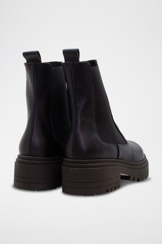 Bottines Chelsea en cuir - Marron