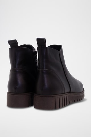 Bottines en cuir - Marron