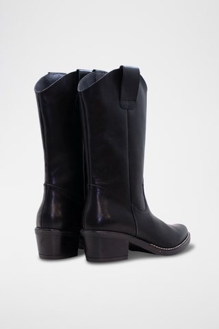 Bottes en cuir - Noir
