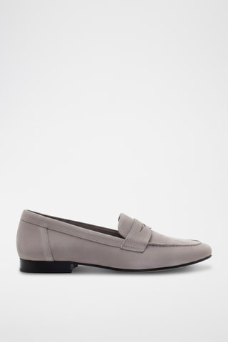 Mocassins en nubuck - Gris