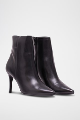 Bottines en cuir - Noir