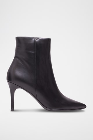 Bottines en cuir - Noir