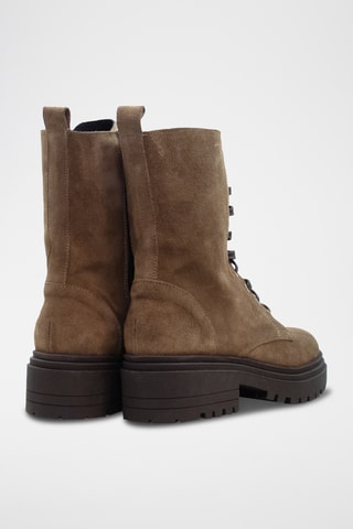 Bottines en nubuck - Marron