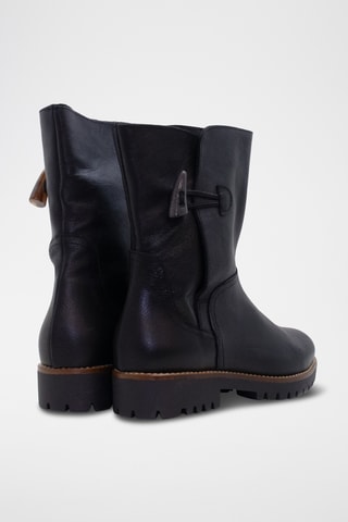 Bottines en cuir - Noir
