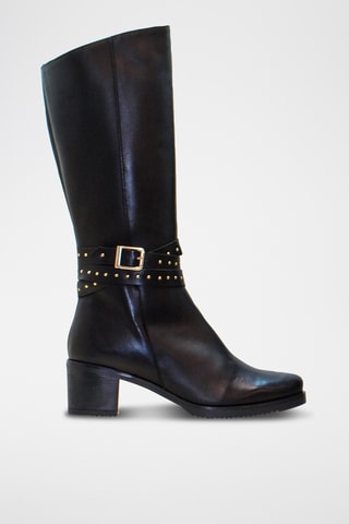 Bottes en cuir - Noir