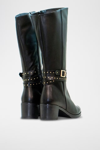 Bottes en cuir - Noir