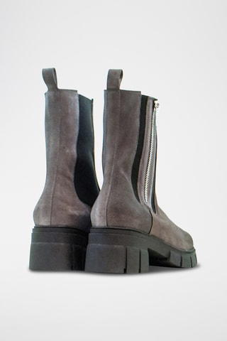 Bottines en nubuck - Gris
