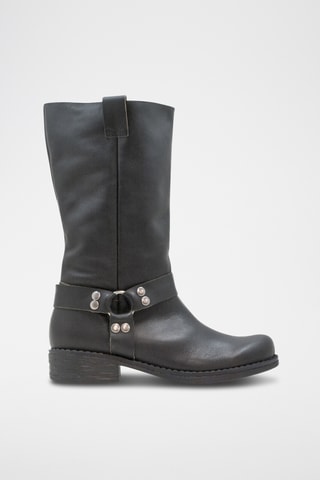 Bottes en cuir - Noir