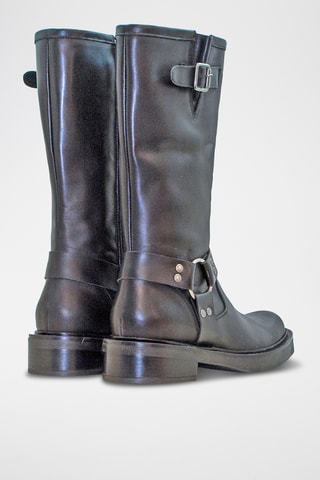 Bottes en cuir - Noir