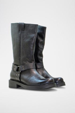Bottes en cuir - Noir
