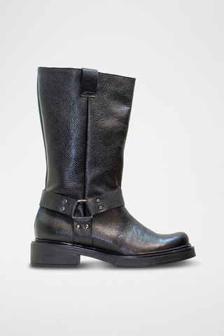 Bottes en cuir - Noir
