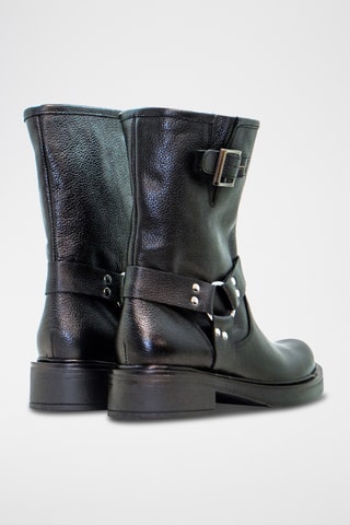 Bottes en cuir - Noir
