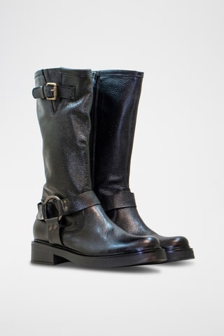 Bottes en cuir - Noir