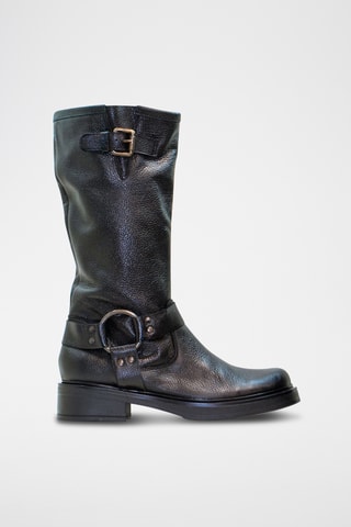 Bottes en cuir - Noir