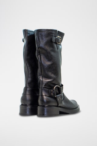 Bottes en cuir - Noir