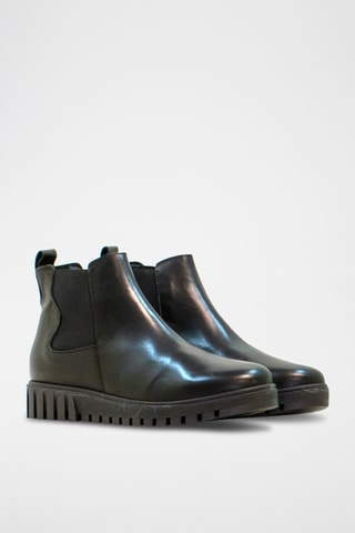 Bottines Chelsea en cuir - Noir