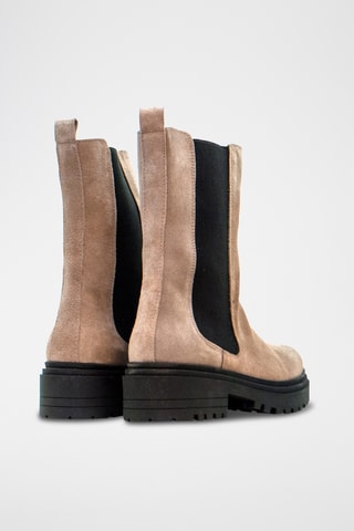 Bottines Chelsea en nubuck - Taupe