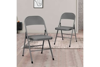 2 cadeiras dobráveis Lucy - 45 x 78 x 43 cm