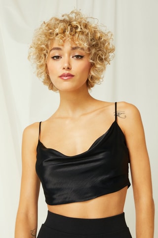 Crop Top Zwart