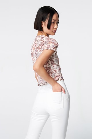 Jegging Hoge Taille Wit