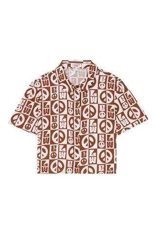 Korte Blouse Bruin