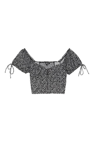 Crop top Zwart en Wit