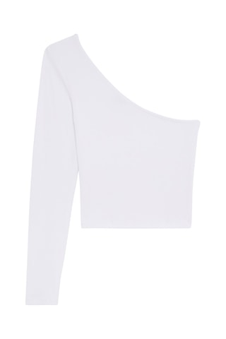 Asymmetrische Top Wit