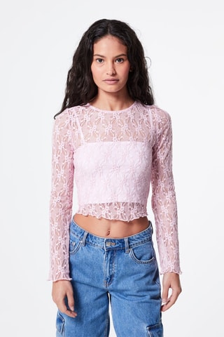 Crop top Roze
