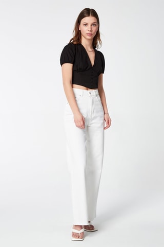 Crop Top Zwart