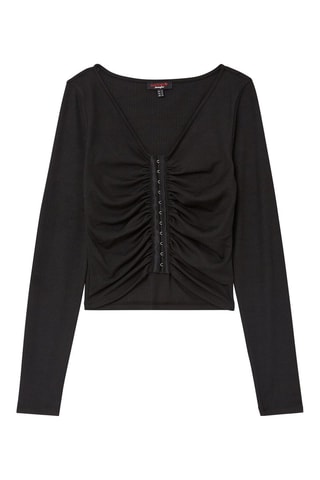 Crop Top Zwart