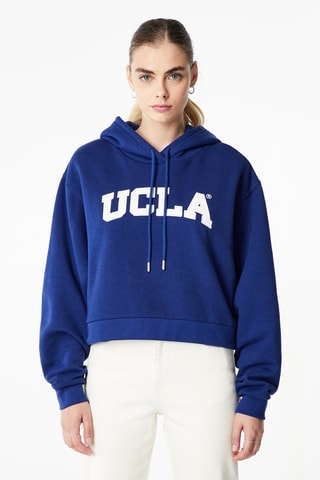 Sweater met Capuchon Marineblauw