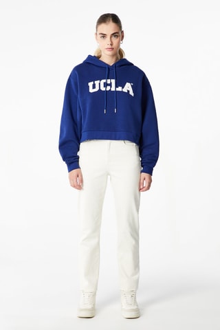 Sweater met Capuchon Marineblauw