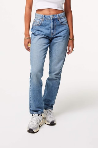 Rechte Jeans Marineblauw